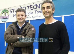 Presidente Tonelli e Tecnico Morello.