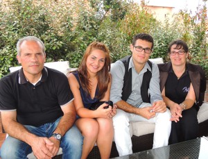 Salvatore Enna con la famiglia