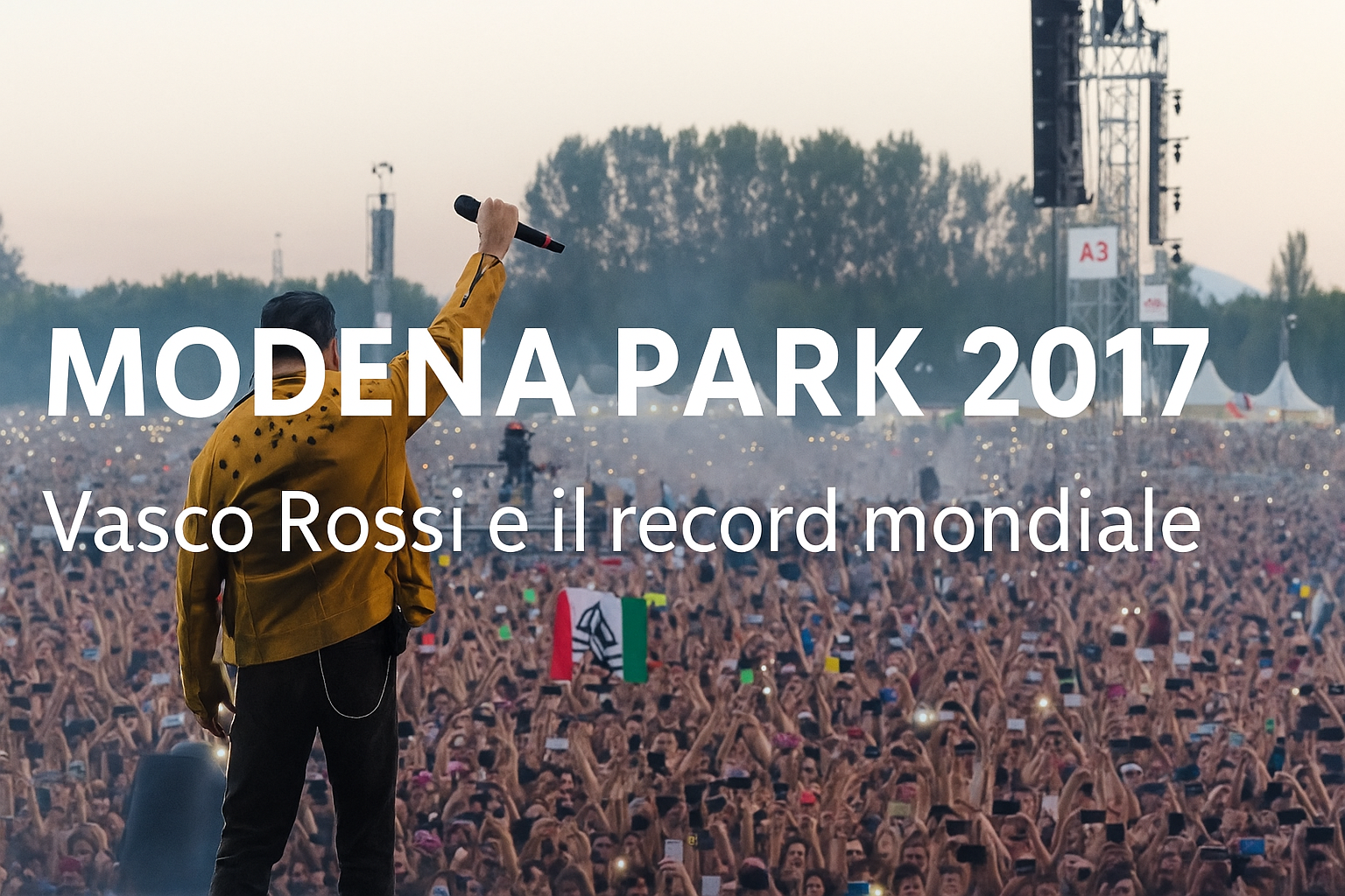 Modena Park 2017: Vasco Rossi e il record mondiale