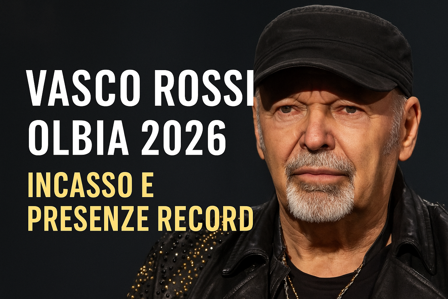 Vasco Rossi Olbia 2026: incasso e presenze record