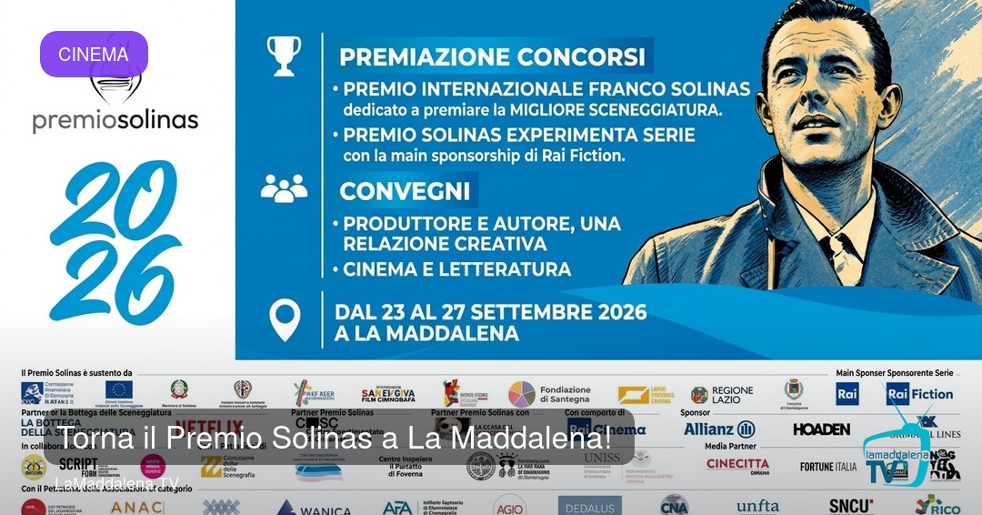 Torna il Premio Solinas a La Maddalena!